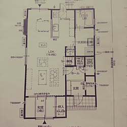 部屋全体/間取り図/マイホームのインテリア実例 - 2017-10-13 21:08:41