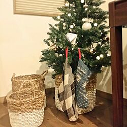 クリスマス/クリスマスツリー/かごのインテリア実例 - 2015-11-14 19:12:25