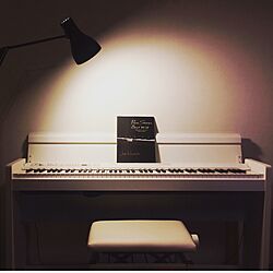 リビング/ピアノ/音楽のある生活/照明のインテリア実例 - 2016-12-12 20:05:21