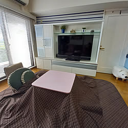 部屋全体/大川家具/TVボードのインテリア実例 - 2021-01-19 12:49:31