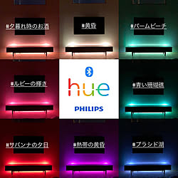 Hue ライト リボン/スマート家電/Philips Hue/間接照明/照明のインテリア実例 - 2020-12-31 12:58:48