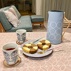 バームクーヘン/夜のお茶会/H & M home/テーブルクロス/パステルカラー...などのインテリア実例 - 2019-10-01 23:31:06