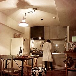 キッチン/ダイニングテーブル/冷蔵庫/シンク/なに作ってんの？のインテリア実例 - 2013-07-04 11:05:08