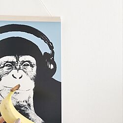 壁/天井/banana/Steez/Steez Monkey/朝食...などのインテリア実例 - 2017-05-22 19:59:51