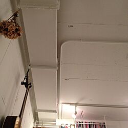 壁/天井/ドライフラワー/配管のインテリア実例 - 2012-09-01 22:43:15