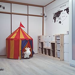 ベッド周り/IKEA/ニトリ/カラーボックス/ウォールステッカー...などのインテリア実例 - 2016-06-27 11:07:08