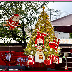 クリスマス/クリスマス雑貨/ウッドデッキのある家/アウトドアリビング/おうち時間を楽しむ...などのインテリア実例 - 2022-11-17 12:00:03