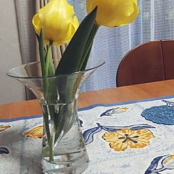 花のある暮らし/ダイニングテーブル/ガラスのインテリア実例 - 2017-04-23 17:15:59
