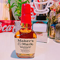 maker's mark/メーカーズマーク/ウイスキーボトル/ウイスキーの瓶/ウイスキー...などのインテリア実例 - 2021-09-10 19:23:17