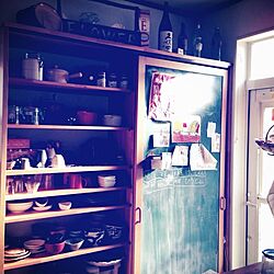 キッチン/食器棚/黒板/生活感のインテリア実例 - 2013-03-12 09:49:15