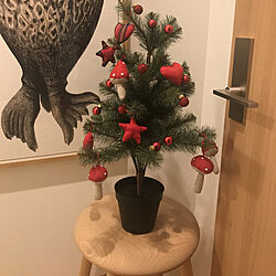 玄関/入り口/クリスマスツリー/IKEAのインテリア実例 - 2018-11-30 21:53:41