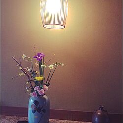 玄関/入り口/つぼ/花瓶/植物/照明のインテリア実例 - 2016-01-02 18:09:52