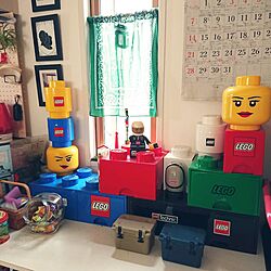 窓/LEGO/レゴ/レゴストレージボックス/レゴストレージヘッド...などのインテリア実例 - 2023-05-20 14:15:12