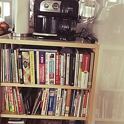 キッチン/Coffee Maker/coffee table/cooking book/Book Shelfのインテリア実例 - 2016-10-08 10:15:04