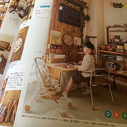 ベッド周り/掲載雑誌/私のカントリー87/子供部屋のインテリア実例 - 2014-04-17 10:14:23