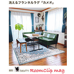 RoomClipショッピング/四季物ひろば/洗えるフランネルラグ　カメオ/記録用/mag掲載ありがとうございます...などのインテリア実例 - 2022-05-24 22:21:20