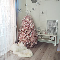 リビング/クリスマス/Francfranc/フランフラン/ピンクのクリスマスツリー...などのインテリア実例 - 2019-12-24 09:32:26