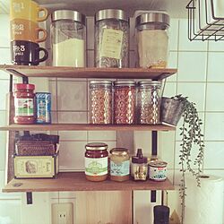 キッチン/暑いのでお家で。/ハチミツ集め/DIY/セリア...などのインテリア実例 - 2016-07-16 21:33:54