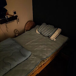 ベッド周り/ベッドパッド/吸水速乾/手洗い派/すのこベッドのインテリア実例 - 2022-08-31 08:18:00