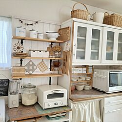 キッチン/DIY/キッチン飾り棚diy/キッチン飾り棚ディスプレイ/机DIY...などのインテリア実例 - 2023-05-30 20:46:00