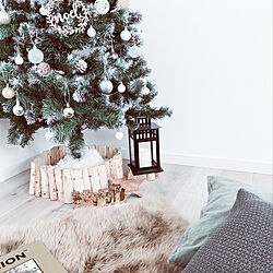 IKEA/ニトリ/ムートンラグ/クリスマスツリー/クリスマス...などのインテリア実例 - 2019-11-18 20:26:39