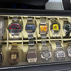 腕時計ディスプレイ/机のインテリア実例 - 2023-05-11 23:04:12