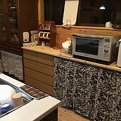 キッチン/無印良品/背面収納DIY/背面収納カウンターのインテリア実例 - 2016-09-25 08:26:24