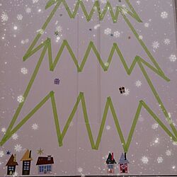 セリア/マスキングテープ/クリスマスツリーのインテリア実例 - 2013-11-09 15:58:25