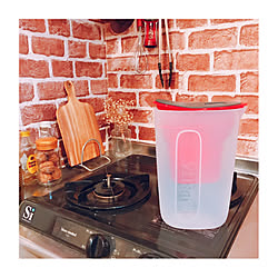 キッチン/狭いキッチン/浄水器/浄水ポット/Brita...などのインテリア実例 - 2018-10-08 21:57:05