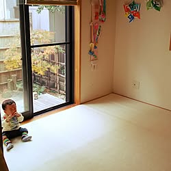 部屋全体/家族共同スペース/和室は子供部屋/カーペット/模様替え...などのインテリア実例 - 2015-11-17 15:07:27