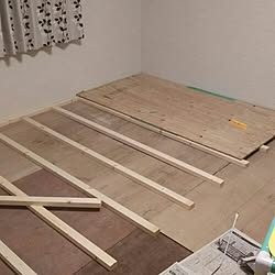 部屋全体/中古住宅/子供部屋/畳をフローリングにDIY/和室を洋室に ...などのインテリア実例 - 2016-03-24 13:03:22