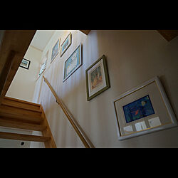 階段の壁/ポスター額/版画/壁/天井のインテリア実例 - 2023-04-15 20:42:35