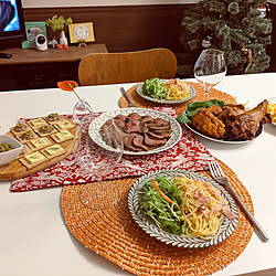 玄関/入り口/Xmas/クリスマス/クリスマスディナー/食器...などのインテリア実例 - 2021-12-24 22:32:06