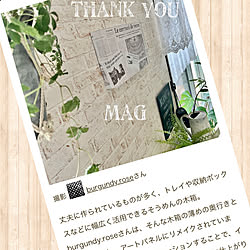 壁/天井/記念pic/thank you mag/グリーンが好き/のーぐりーんのーらいふ...などのインテリア実例 - 2024-03-16 13:00:04