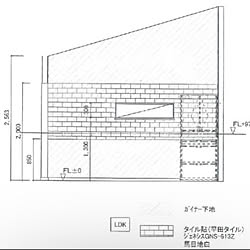 BinO/Bino wave 36/タイル/キッチンタイル/bino wave...などのインテリア実例 - 2021-10-28 23:05:47