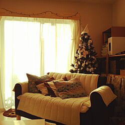 リビング/IKEA/手作り雑貨/クリスマスツリー150cmのインテリア実例 - 2016-11-18 07:30:30
