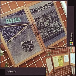 壁/天井/コルクボード 扉/こどもと暮らす。/ステンシルシート自作/ダイソー...などのインテリア実例 - 2016-06-27 18:58:20