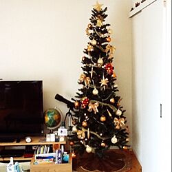 リビング/クリスマスツリー/210センチのツリーのインテリア実例 - 2015-12-01 12:56:47