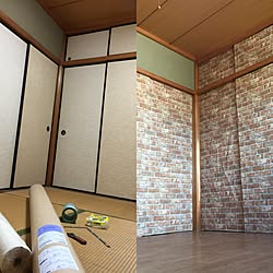 部屋全体/息子部屋/記録用/襖リメイクしたい!!/はじめてのDIY...などのインテリア実例 - 2016-03-20 06:20:36