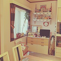キッチン/アクタスのカーテン/カーテン/海外のインテリアに憧れる/IKEAの棚...などのインテリア実例 - 2017-05-07 20:25:30