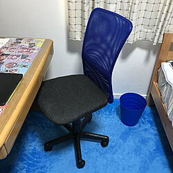 おはようございます☺︎/IKEAのゴミ箱/ブルー好きな息子/新しい椅子に✨/次男坊の部屋...などのインテリア実例 - 2019-09-24 08:54:51