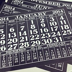 部屋全体/モノトーン/白黒/カレンダーのインテリア実例 - 2013-12-03 18:36:50
