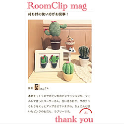 玄関/入り口/サボテンピンクッション/RoomClip mag 掲載/プロフからミンネ行けます♡/見てくれてありがとう♡...などのインテリア実例 - 2019-02-16 08:09:24