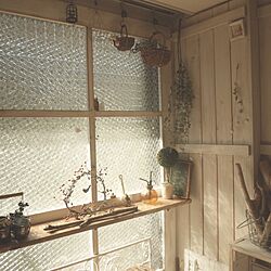 DIY板壁/DIY窓枠のインテリア実例 - 2013-11-09 09:11:00
