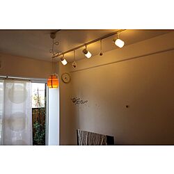 壁/天井/RIKI Clock/パネルカーテン/照明/北欧...などのインテリア実例 - 2016-05-14 10:49:06
