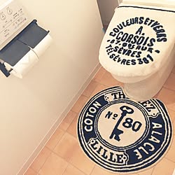 バス/トイレ/クッションフロア/アイアン/トイレットペーパーホルダー/トイレマット...などのインテリア実例 - 2017-05-28 22:43:33