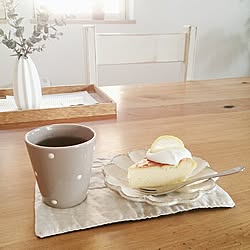 キッチン/チーズケーキ焼きました/手作りお菓子/丁寧な暮らしを心掛けて♡のインテリア実例 - 2017-01-10 16:14:19