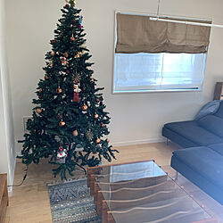 セルフリフォーム/シンプル/クリスマスツリー/暮らし/IKEAのソファー...などのインテリア実例 - 2021-11-20 13:27:32