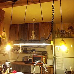キッチン/ウッドプロ/吊り下げ照明のインテリア実例 - 2015-12-12 17:53:24
