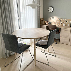 部屋全体/ふたり暮らし/IKEAの椅子/IKEA/新生活のインテリア実例 - 2024-03-09 09:43:13